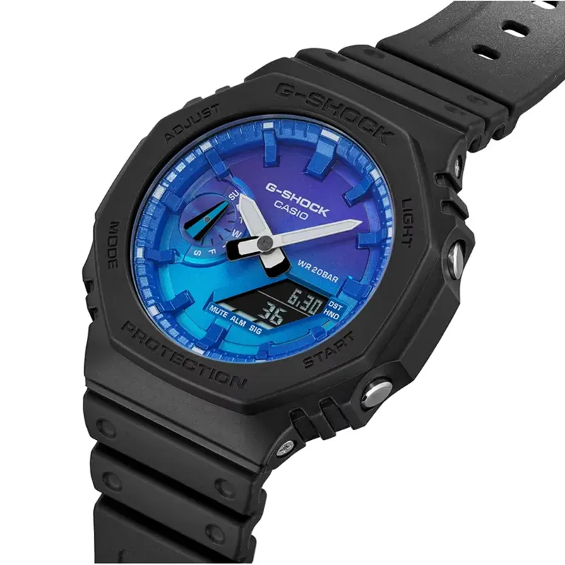 Casio G-Shock Sports Triple G Resist Blue Men’s Watch- GA-2100FL-1A